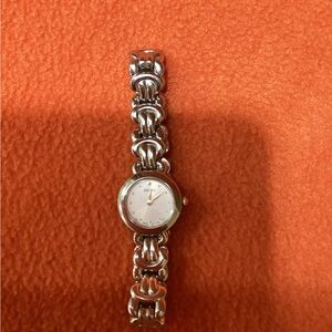Silver Chain-Link Seiko  Bracelet Watch